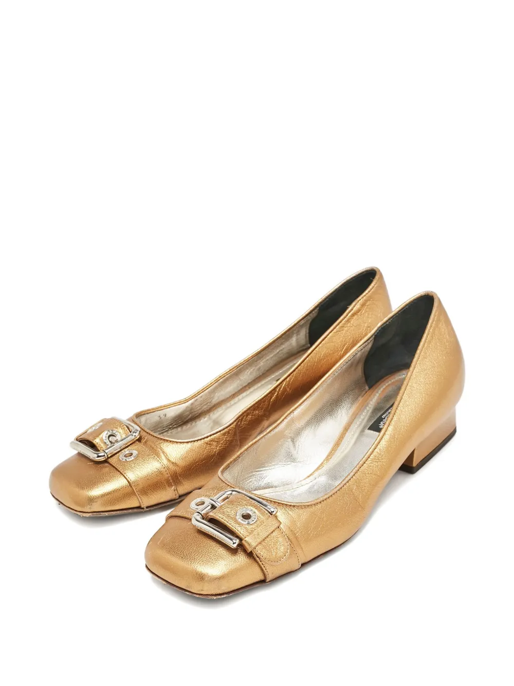 Dolce & Gabbana Pre-Owned 1146682 Metallic - Geel