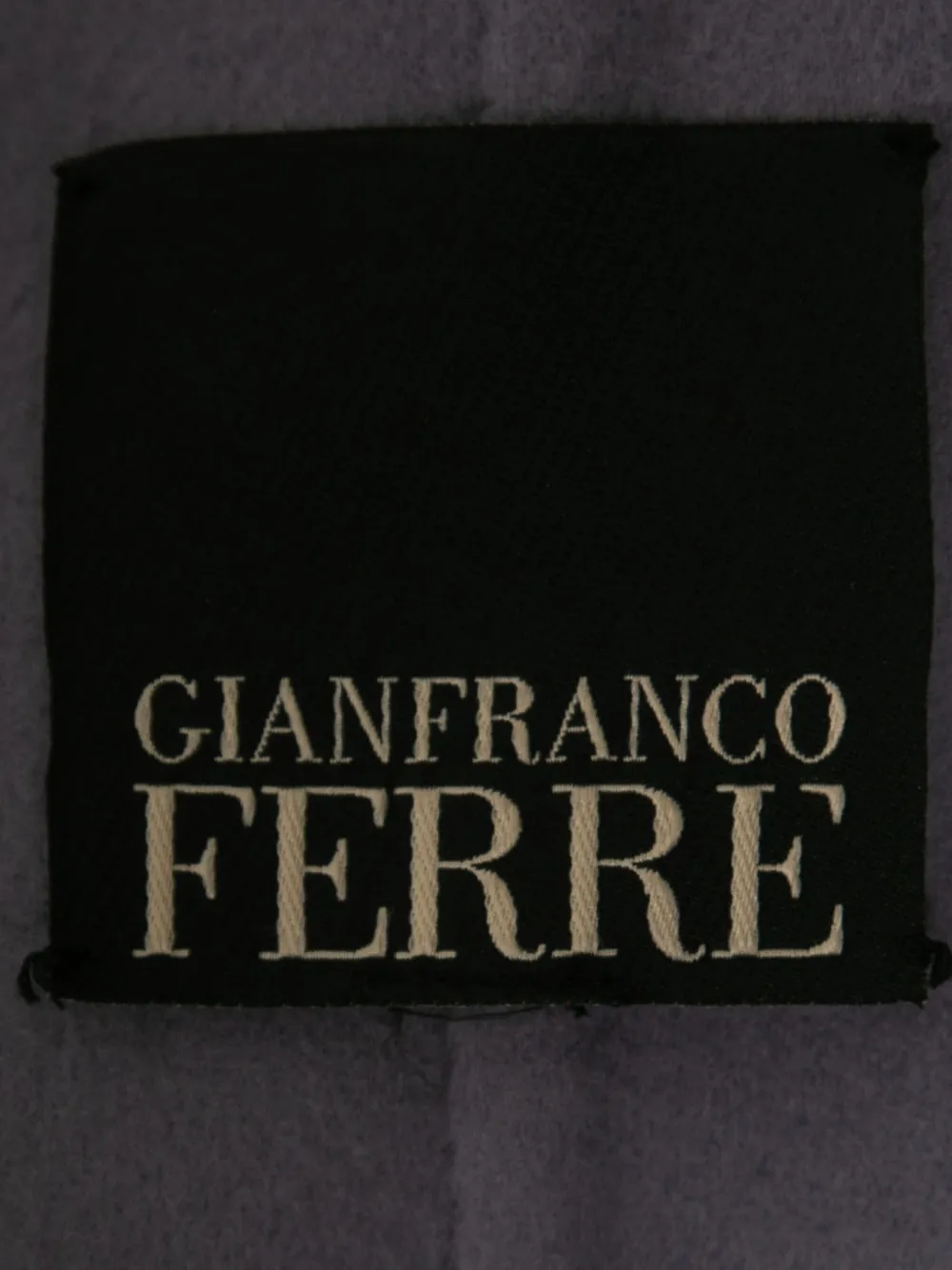 Gianfranco Ferré Pre-Owned A-lijn jas - Paars