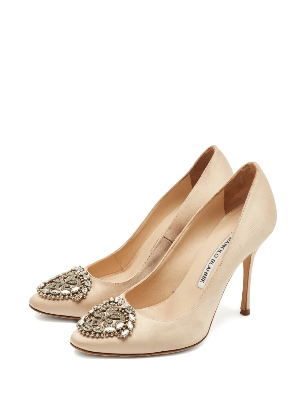 Manolo Blahnik 1155298 Beige