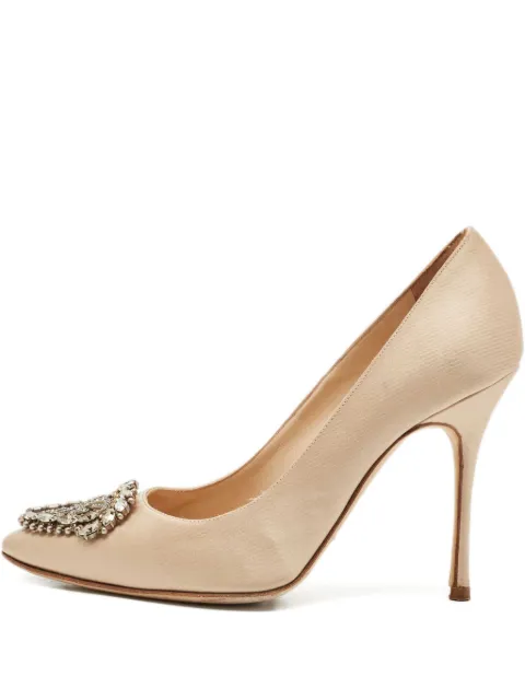 Manolo Blahnik 1155298 Beige
