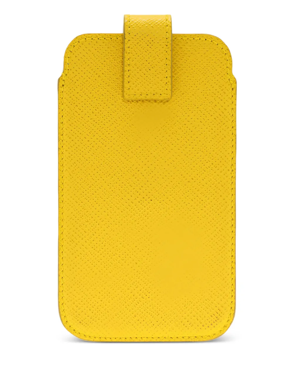 Smythson 2024 レザースマホケース - イエロー Smythson 2024 レザースマホケース - イエロー
