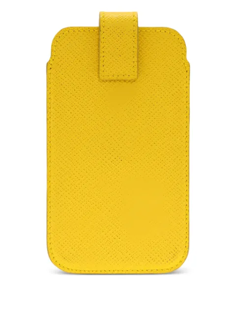 Smythson 2024 Leather Flap Phone Case