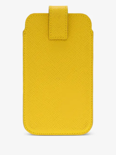 Smythson 2024 Leather Flap Phone Case