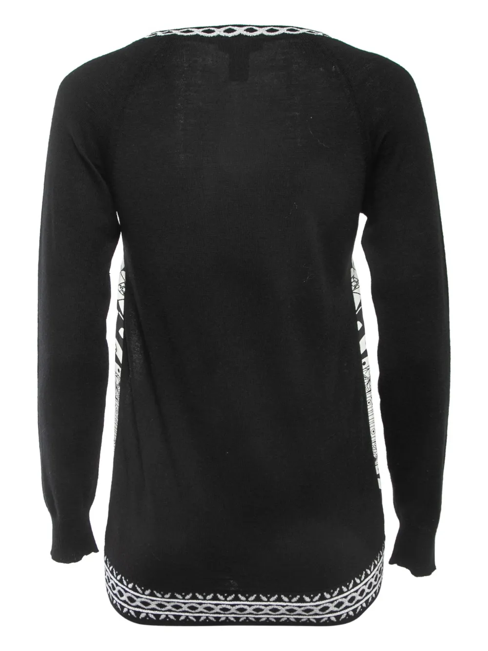 Roberto Cavalli Vintage geometric-pattern V-neck T-shirt | Image 2