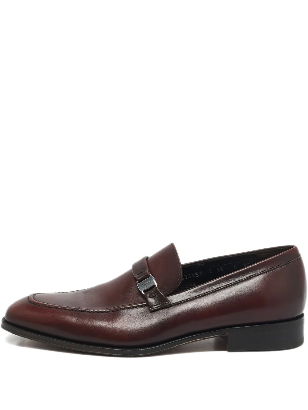 Ferragamo Pre-Owned mocassins en cuir | marron | Image 1