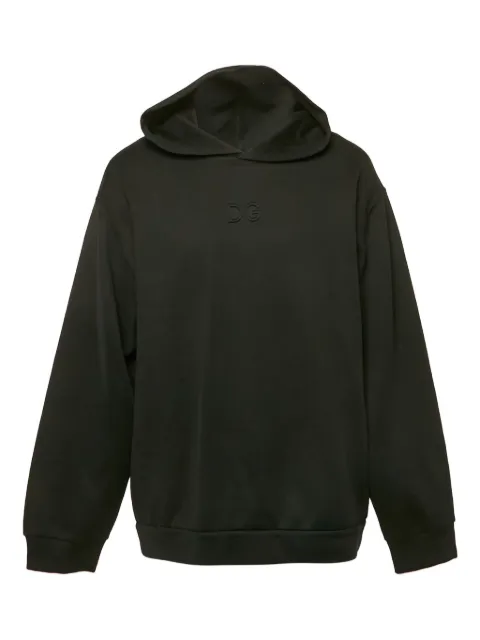 Dolce & Gabbana Pre-Owned embossed-logo cotton hoodie