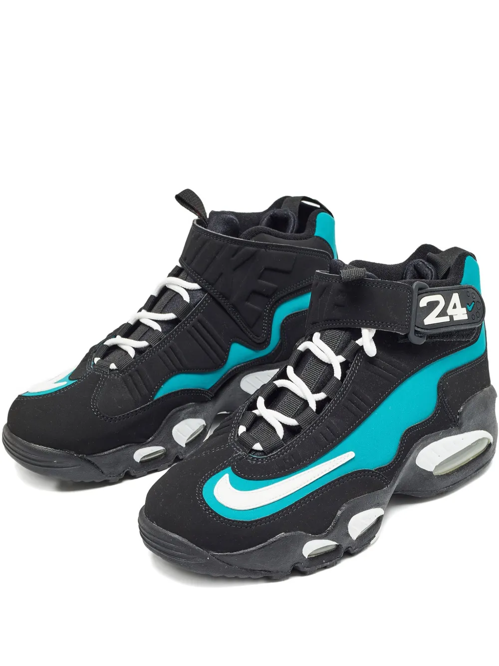 Nike Vintage Sneakers mit Lederriemen - Schwarz