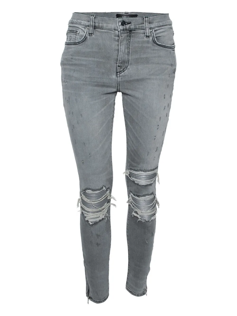 AMIRI Jeans skinny con effetto vissuto - Grigio