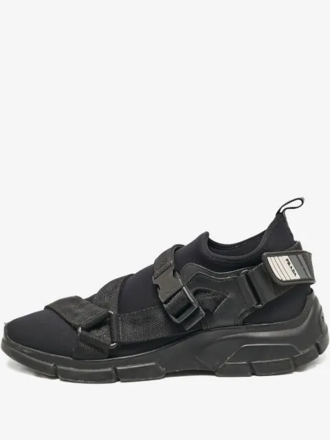 Prada Pre-Owned 2024 Buckle Strap Sneakers
