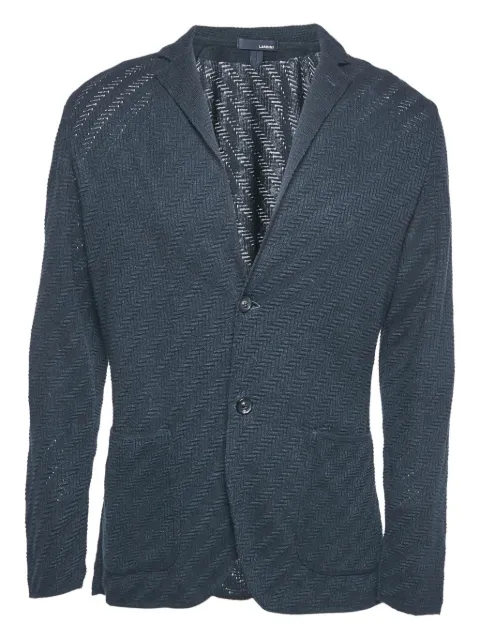 Lardini single-breasted knitted blazer