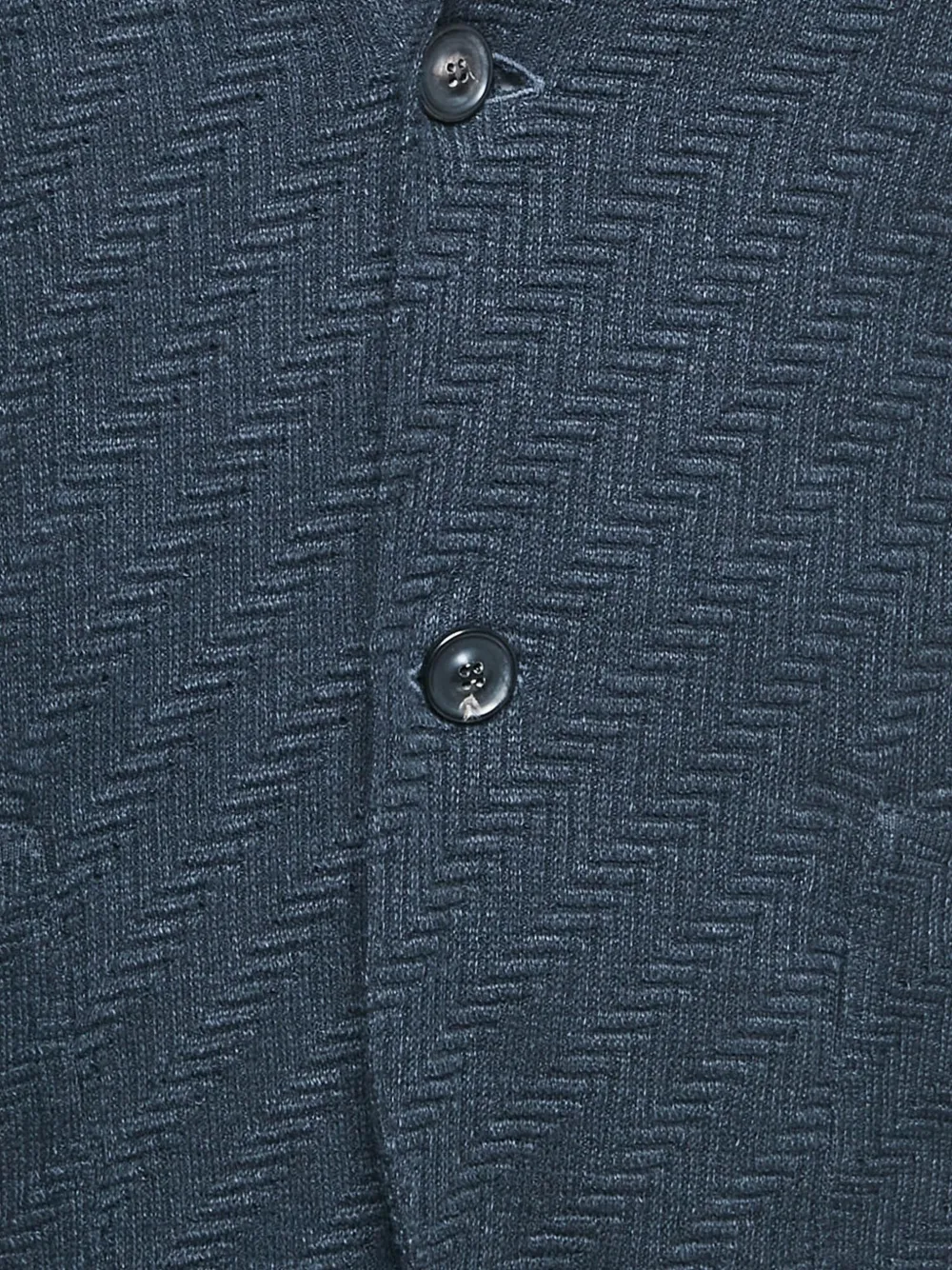 Pre-owned Lardini Single-breasted Knitted Blazer In Blue