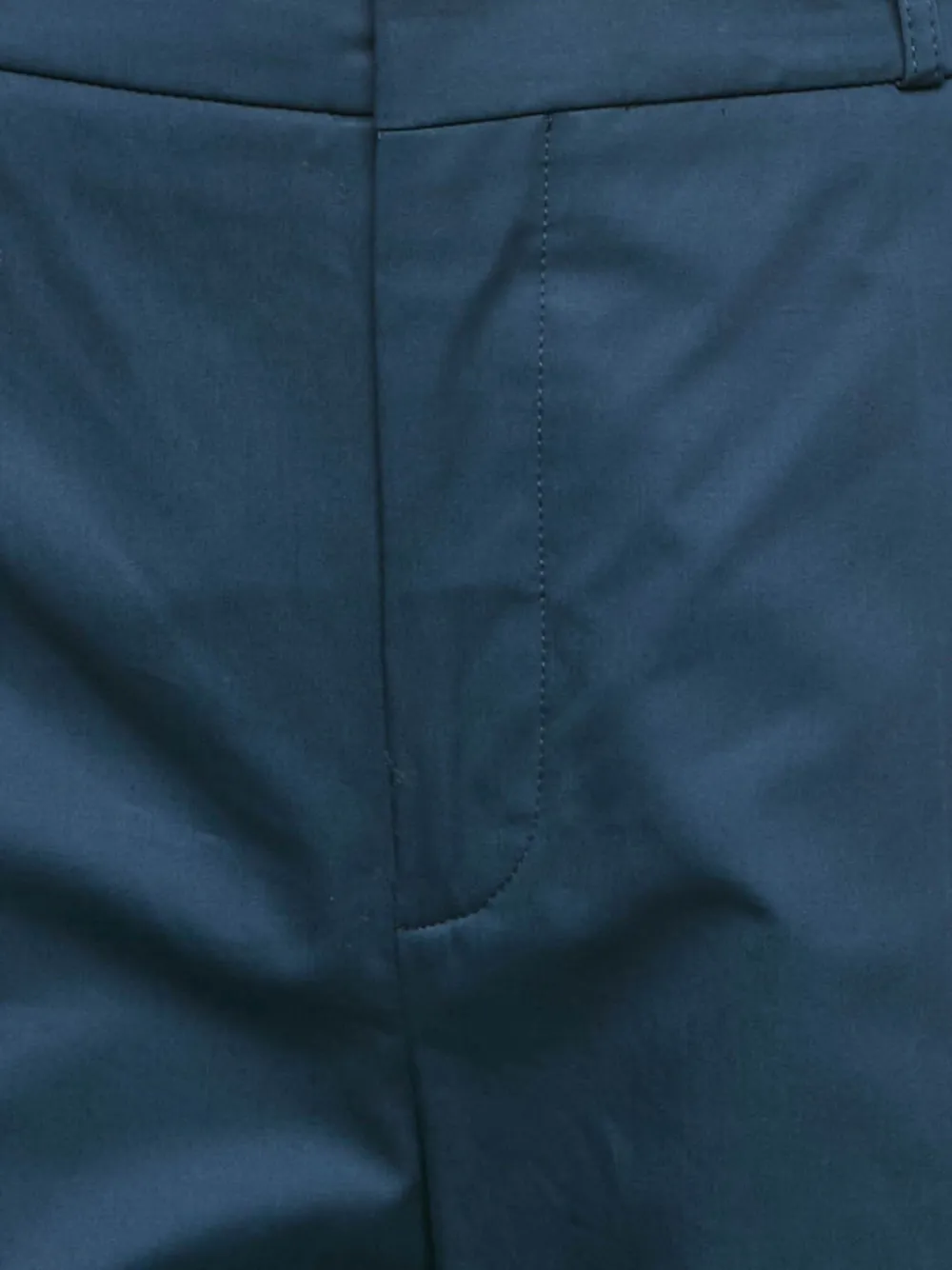 Pre-owned Valentino Embellished Pocket Trousers In Blue