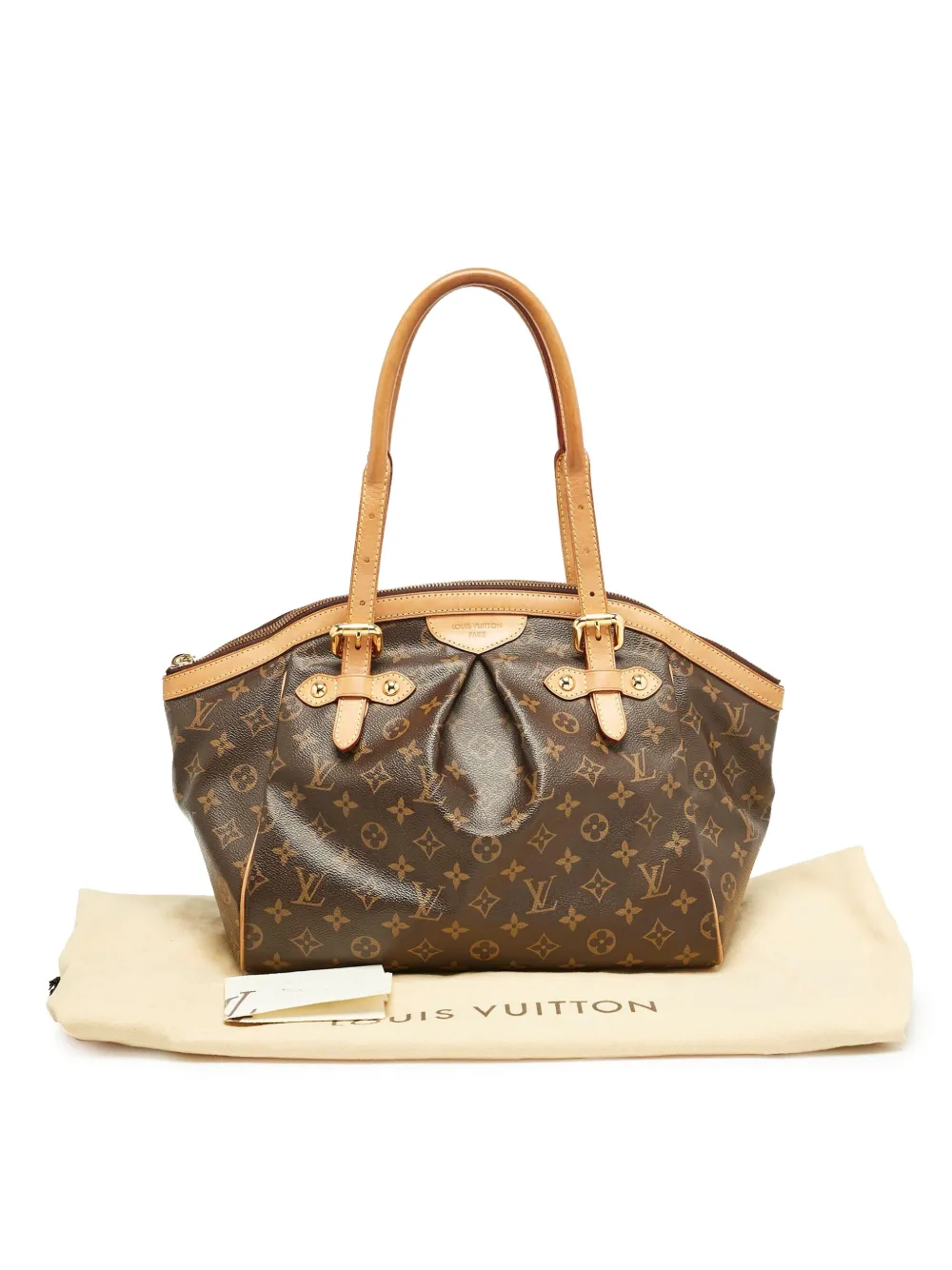 Pre-owned Louis Vuitton Tivoli Monogram Handbag In Brown