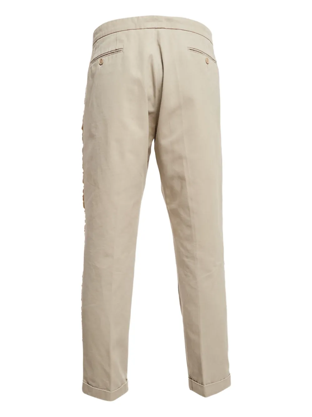 Palm Angels gabardine stripe-detail trousers | Image 2