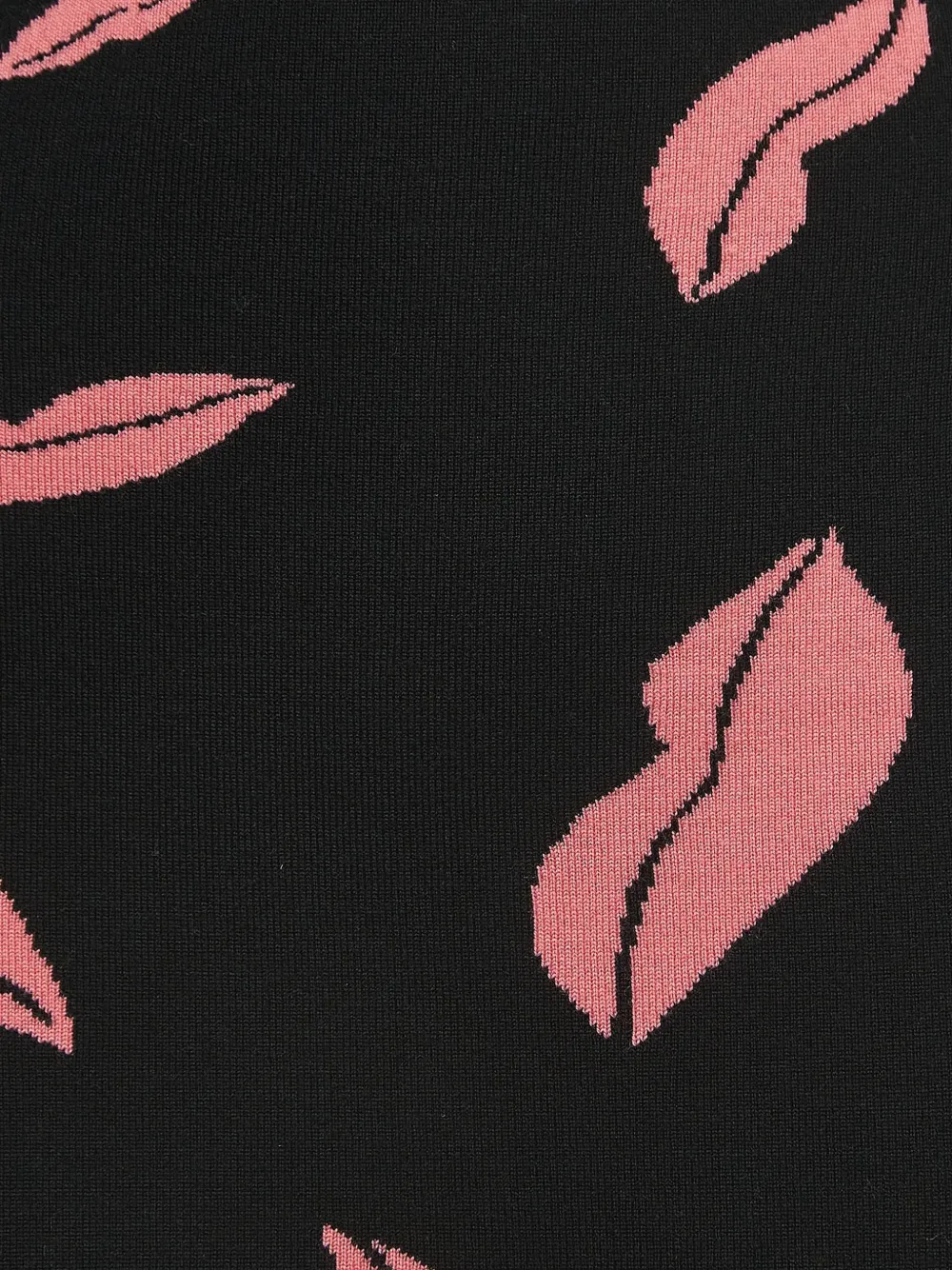 Diane Von Furstenberg Vintage Straight rok met print - Zwart