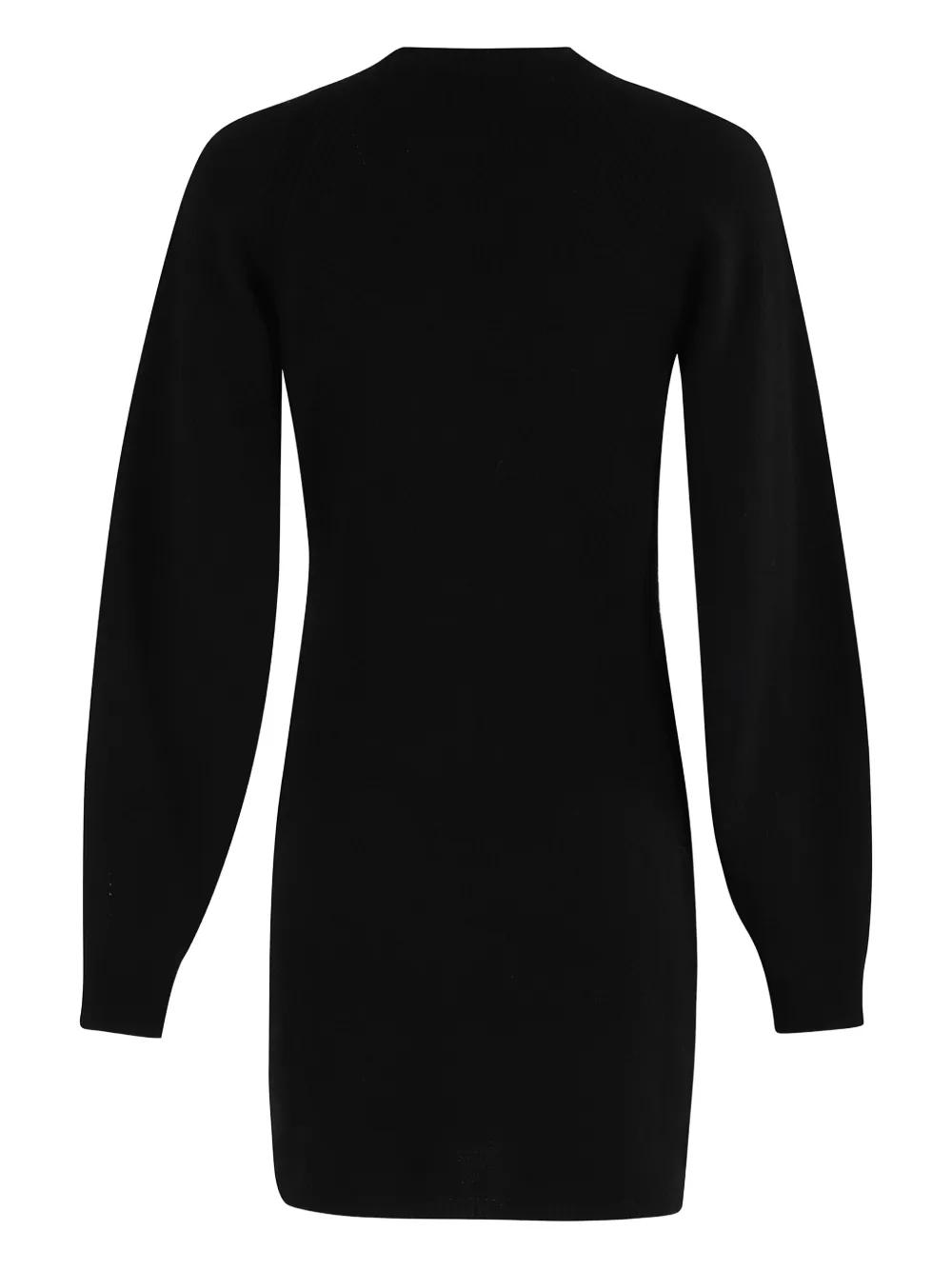 Federica Tosi cut-out long-sleeve mini dress Zwart