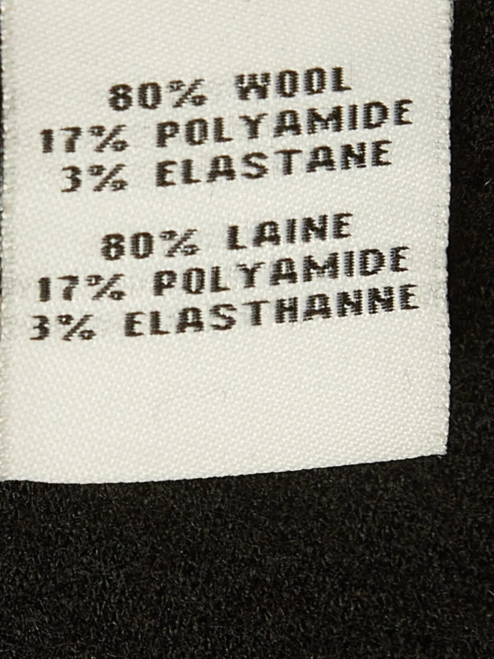 Pre-owned Diane Von Furstenberg Vintage Wool Skirt In Black