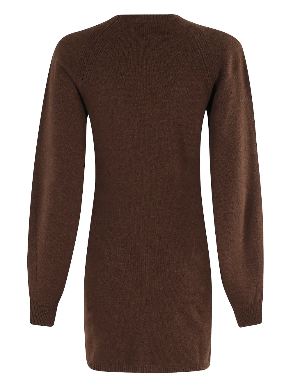 Federica Tosi cut-out balloon-sleeve mini dress Bruin