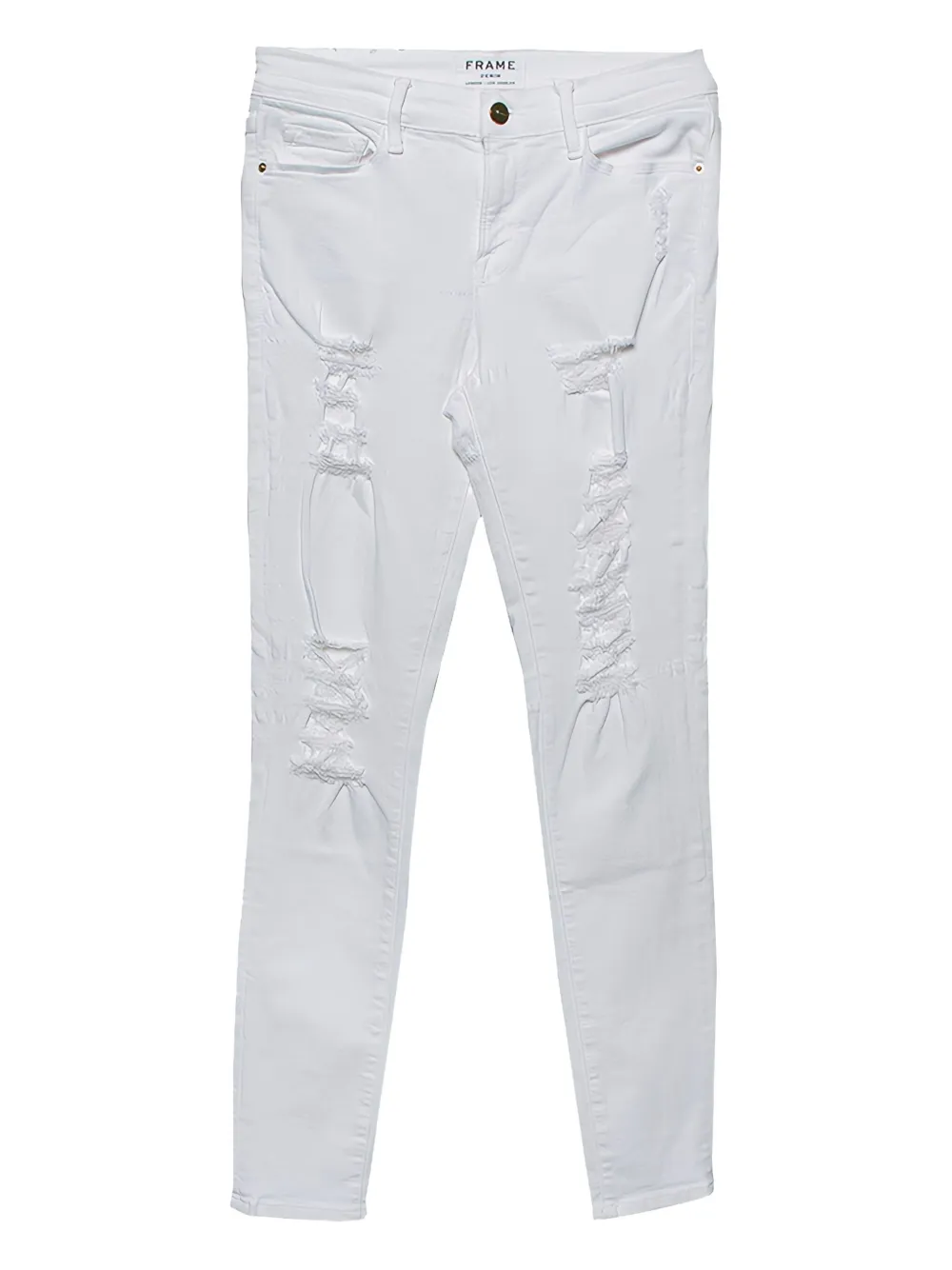FRAME Jeans con effetto vissuto 2024 - Bianco