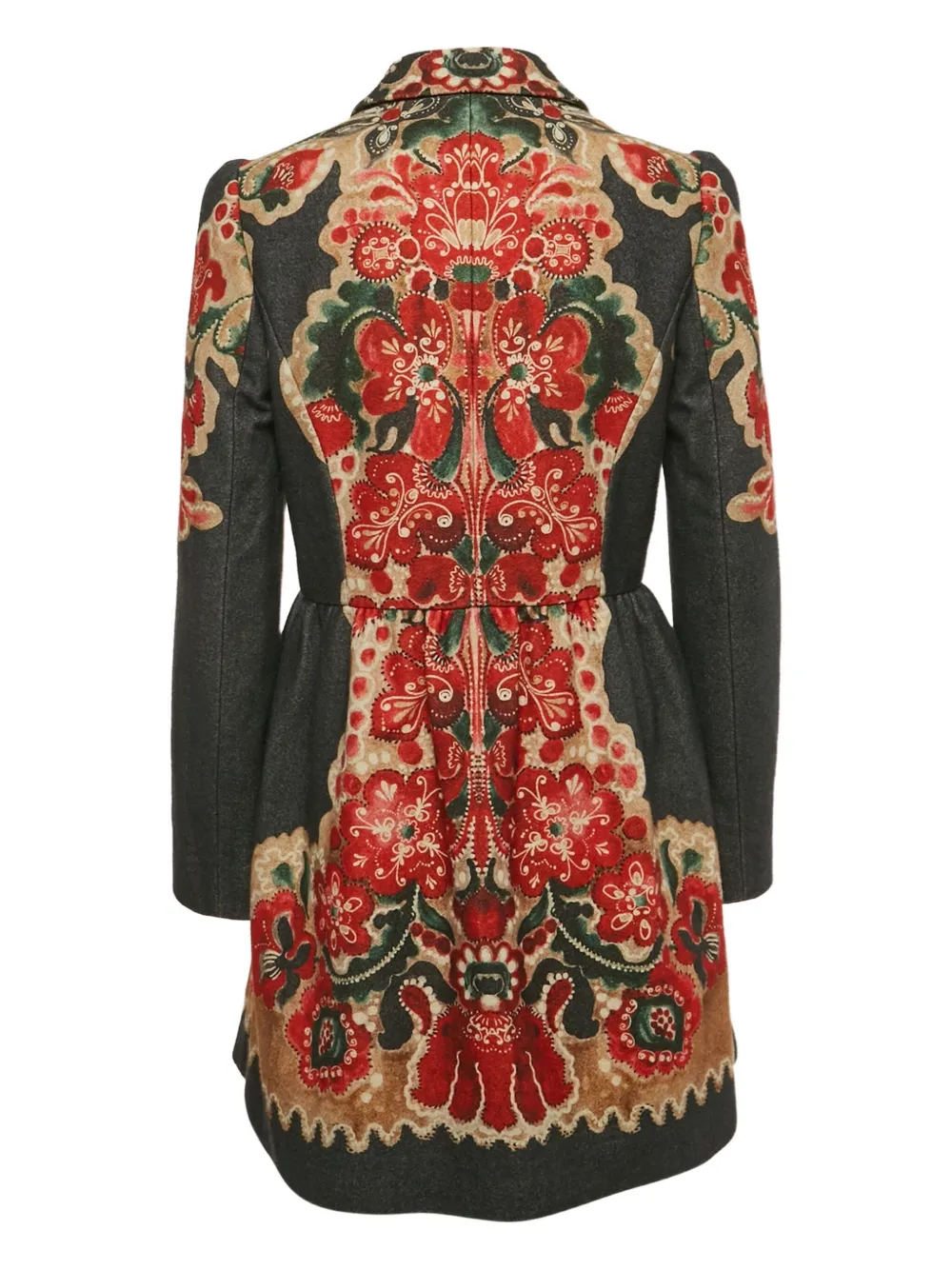 Red Valentino Vintage Jurk met bloemenprint - Rood
