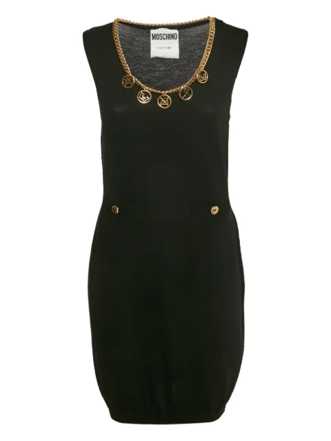 Moschino Pre-Owned vestido corto con detalles en el cuello