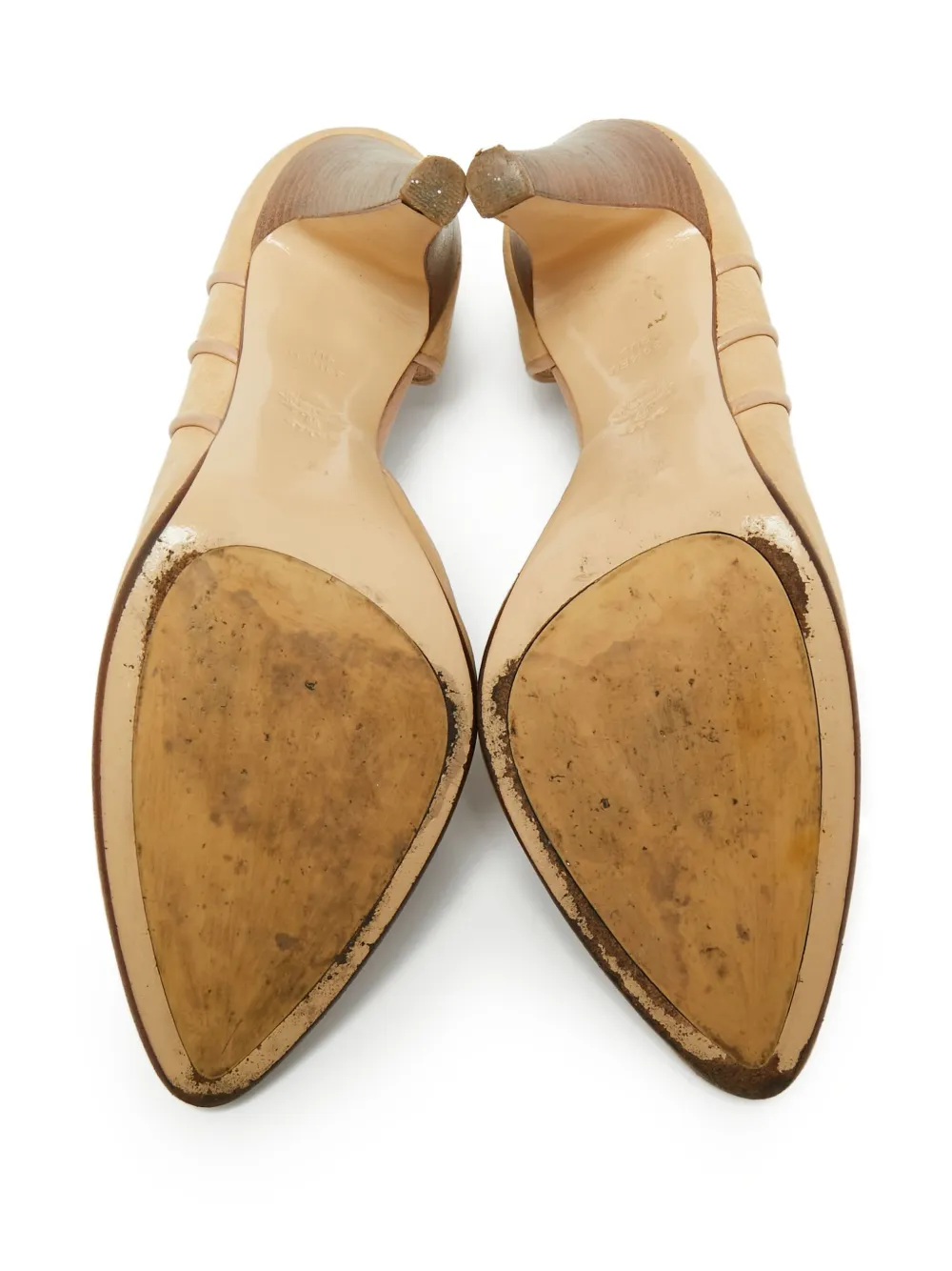 Bally Vintage 2023 nubuck pumps met puntige neus - Beige