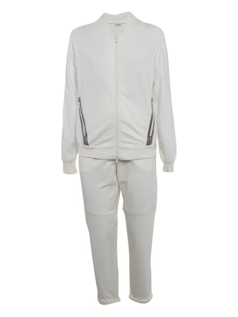 Brunello Cucinelli Monili-trim zip-up tracksuit