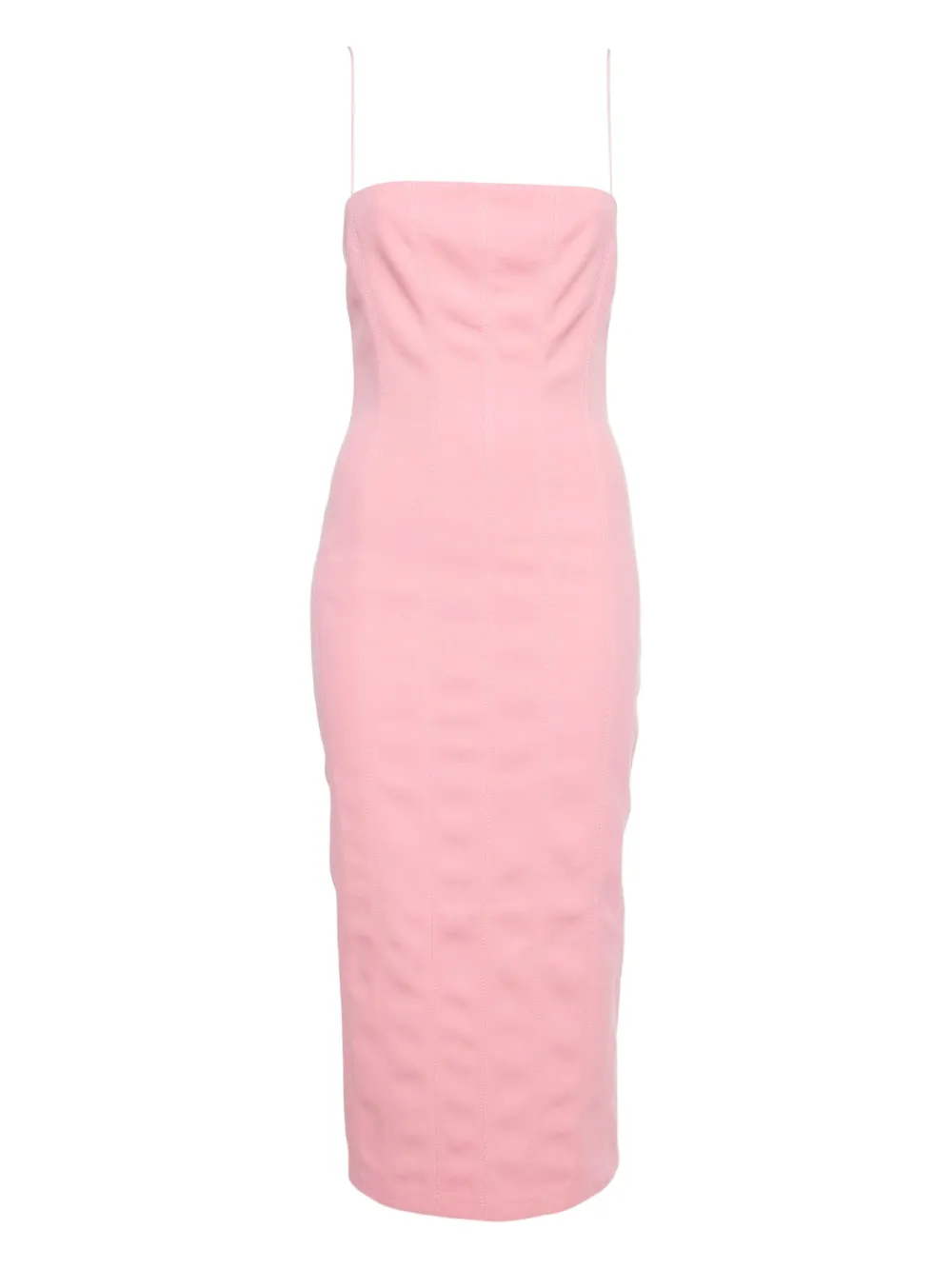 Pre-owned Misha Sleeveless Midi Dress In Pink