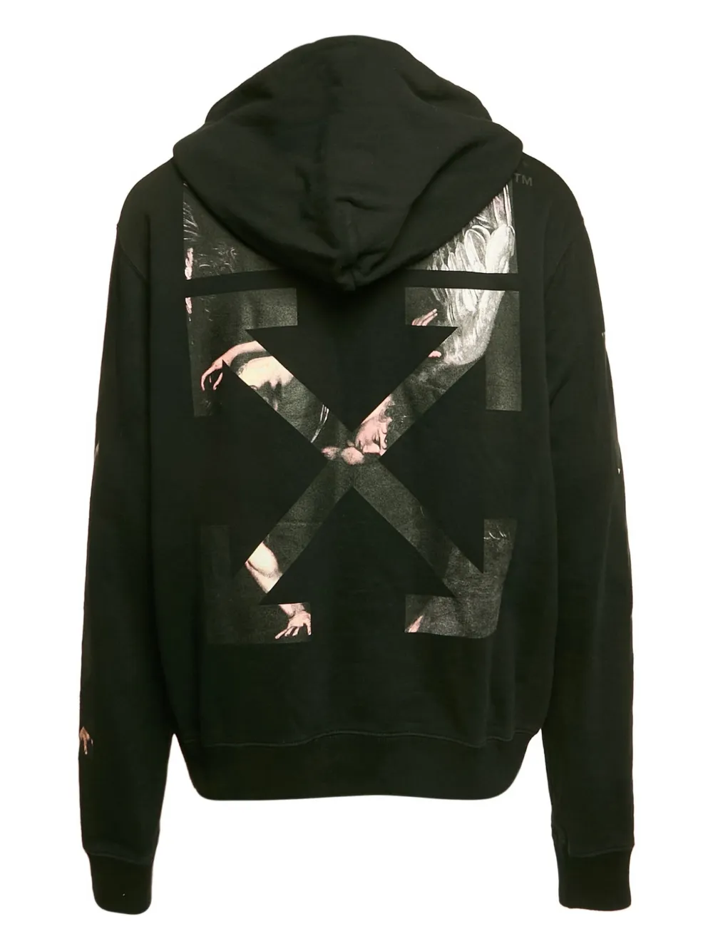 Off-White Pre-Owned cotton print hoodie | Image 2