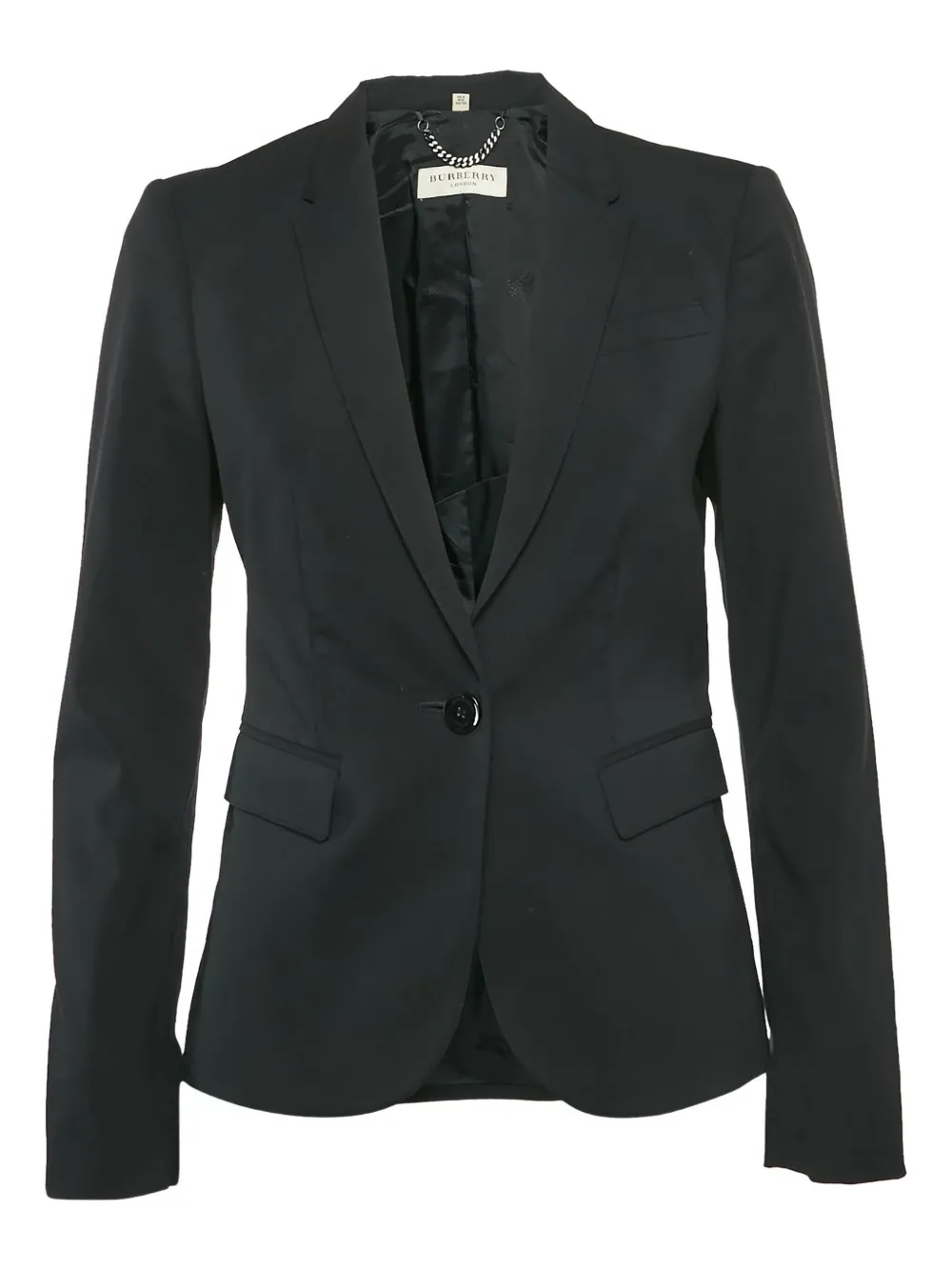 single-breasted long-sleeve blazer