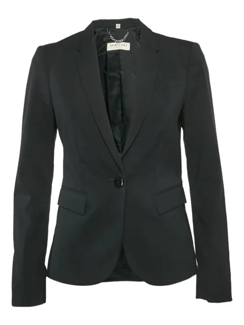 Burberry Pre-Owned single-breasted long-sleeve blazer