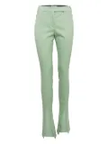 The Attico side-split wool trousers - Green