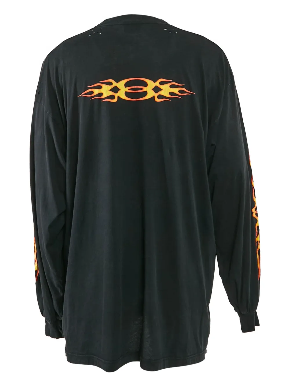 Balenciaga Pre-Owned flame-print longsleeved T-shirt | Image 2