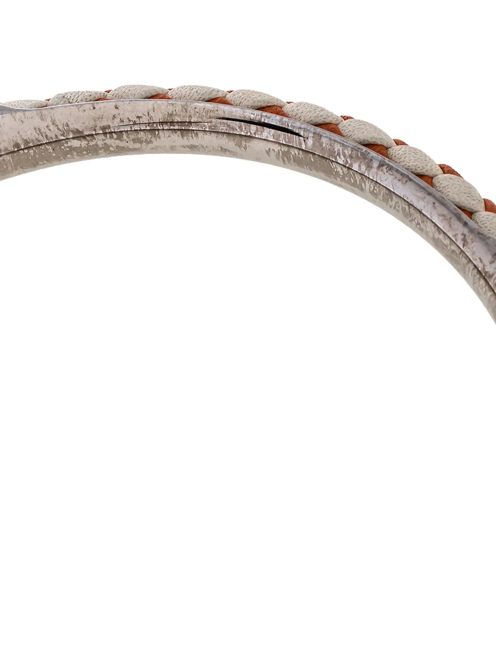 Pre-owned Tod's Vintage Metal Bangle Bracelet In Silver