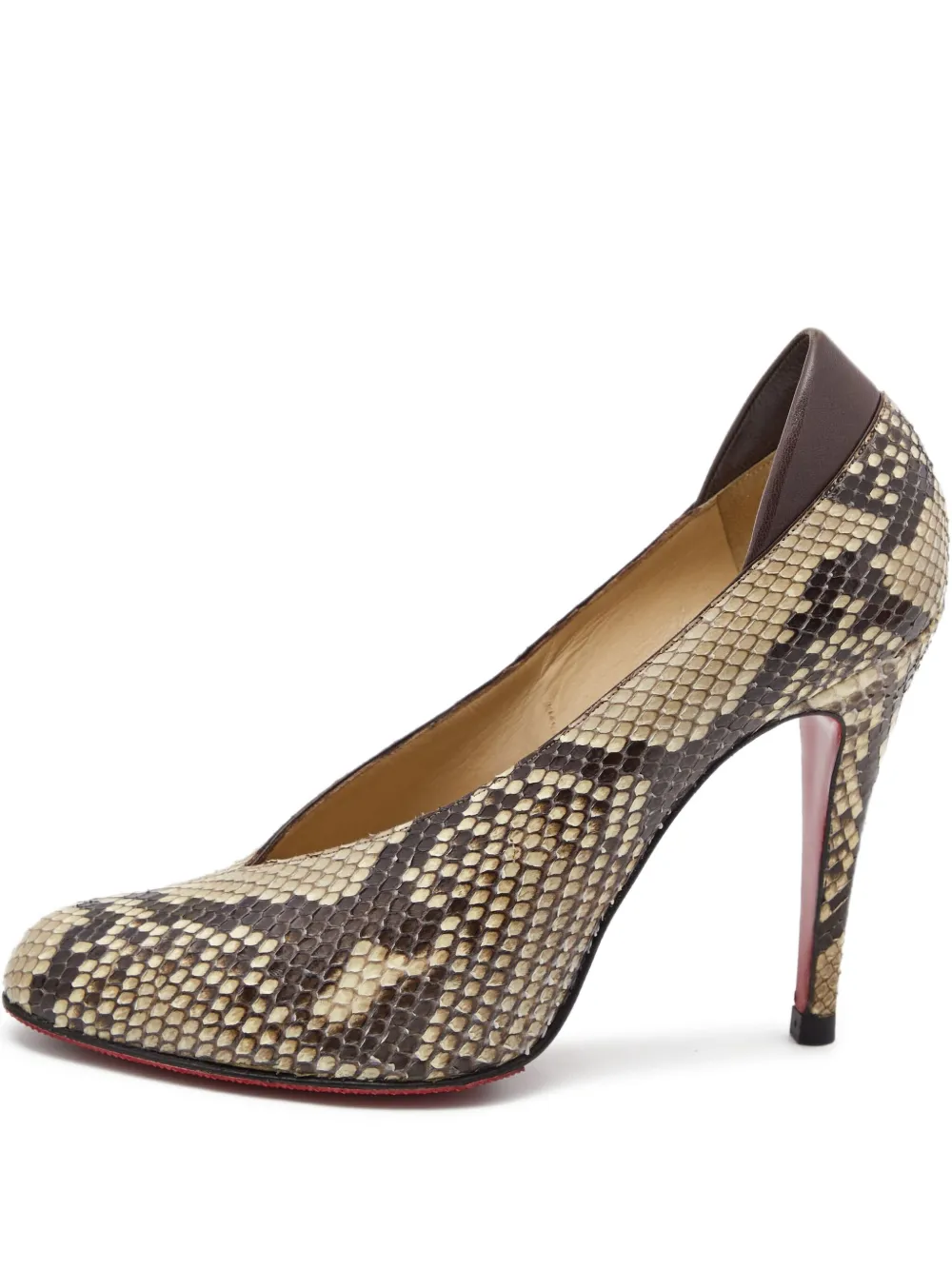 Christian Louboutin Pre-Owned python leather pumps | Neutrals | Image 1