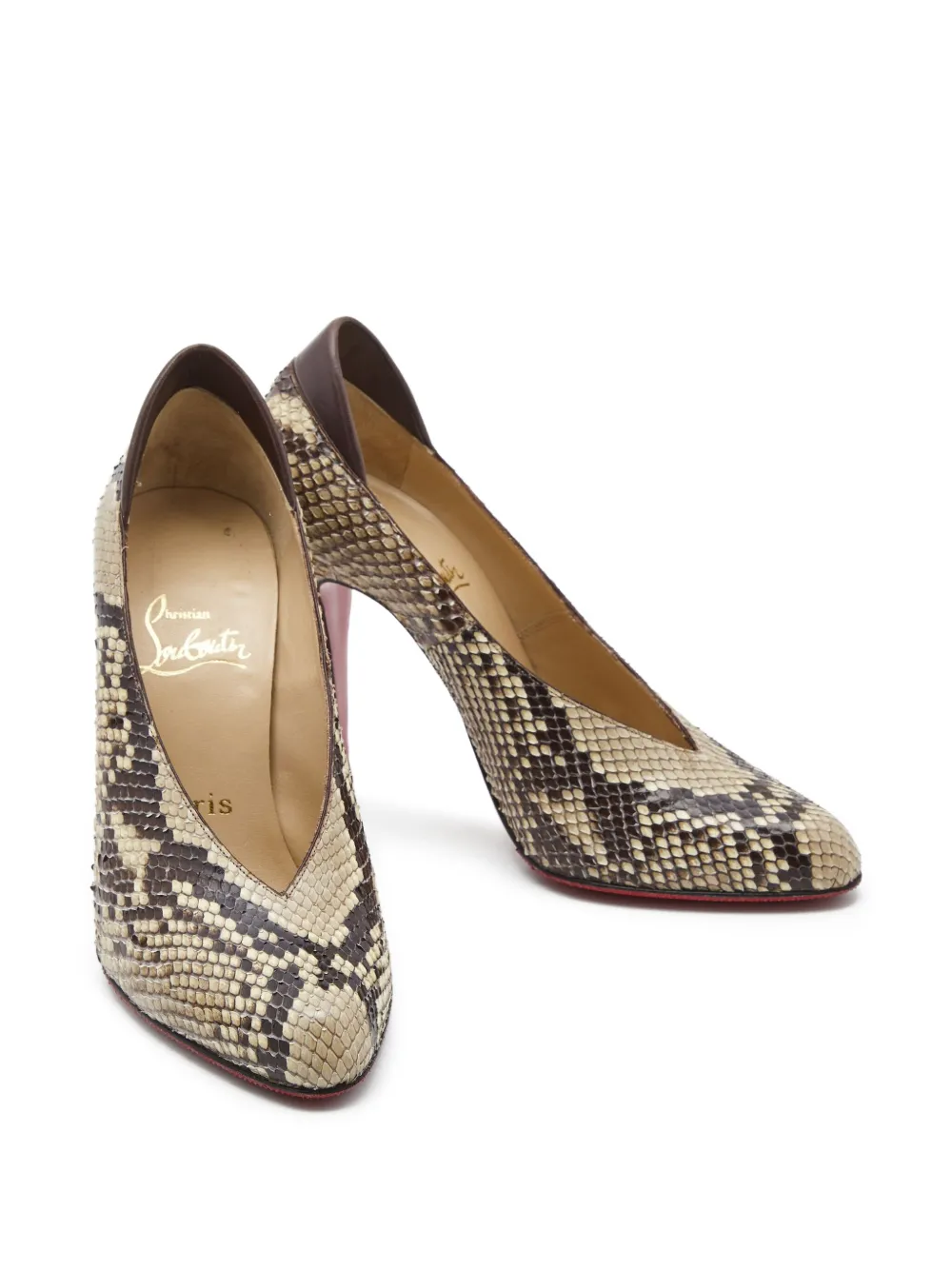 Christian Louboutin Pre-Owned python leather pumps | Image 2