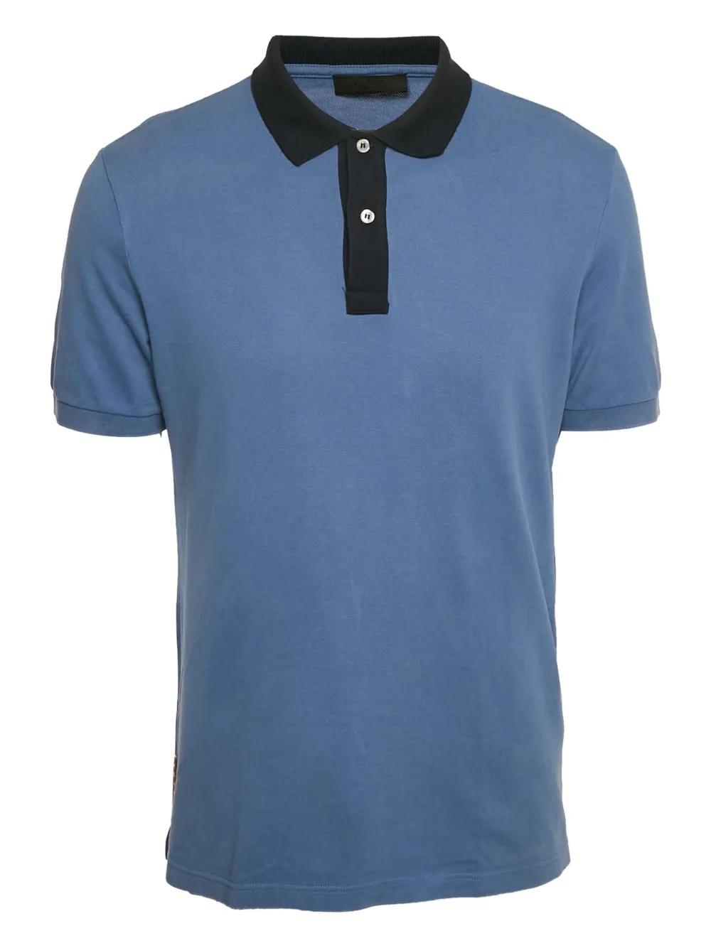 Prada Pre-Owned cotton polo shirt | Blue | Image 1