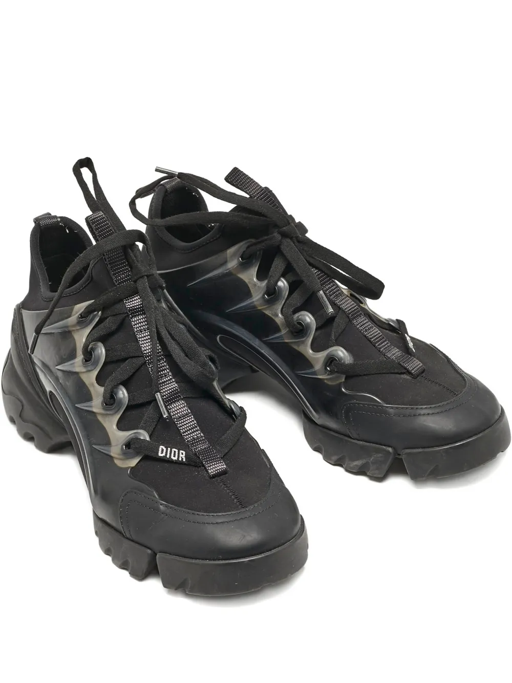 Christian Dior Pre-Owned Sneakers mit Logo-Prägung - Schwarz