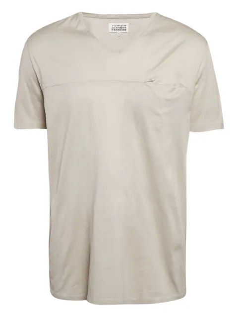 Maison Martin Margiela Pre-Owned chest-pocket V-neck T-shirt