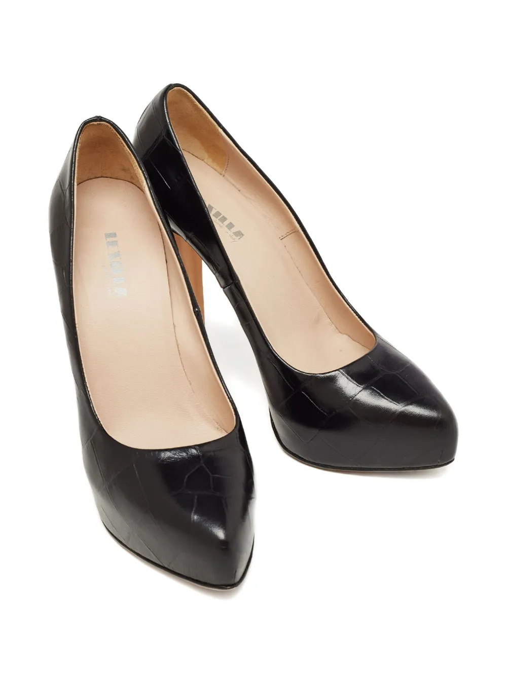 Le Silla Pumps met plateauzool - Zwart
