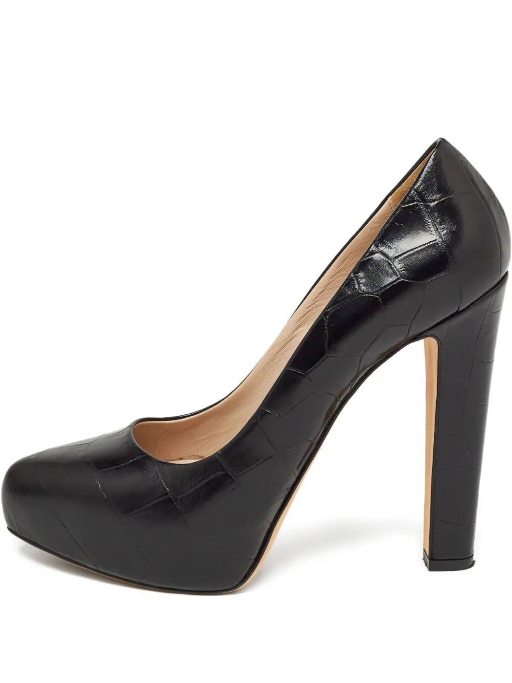 Le Silla Pumps in pelle con plateau - Nero