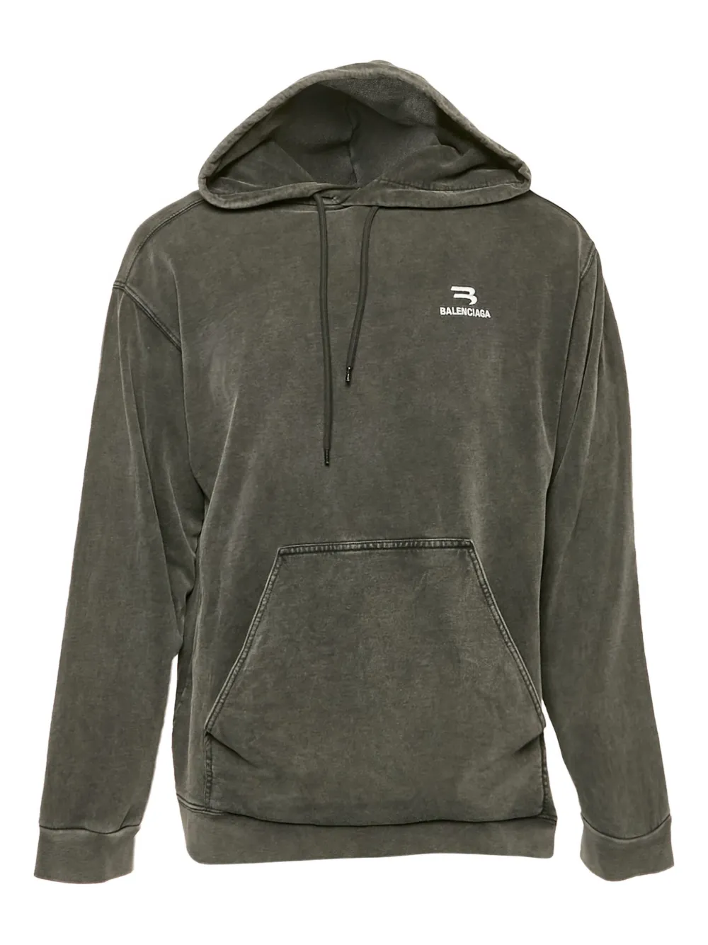 Balenciaga Pre-Owned 2024 cotton hoodie | Grey | Image 1