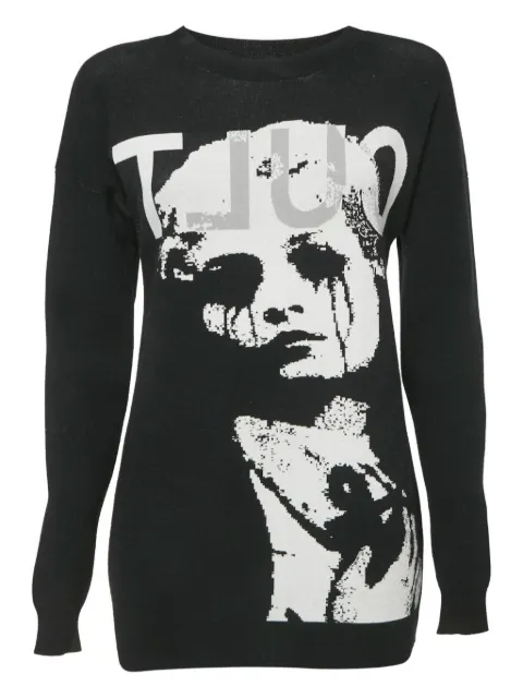 Alexander McQueen Pre-Owned 2023 Face Intarsia Knit sweater