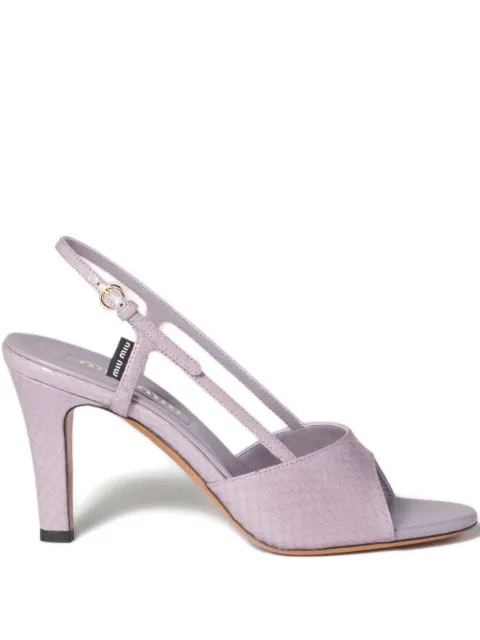 Miu Miu Slingback sandalen met hak