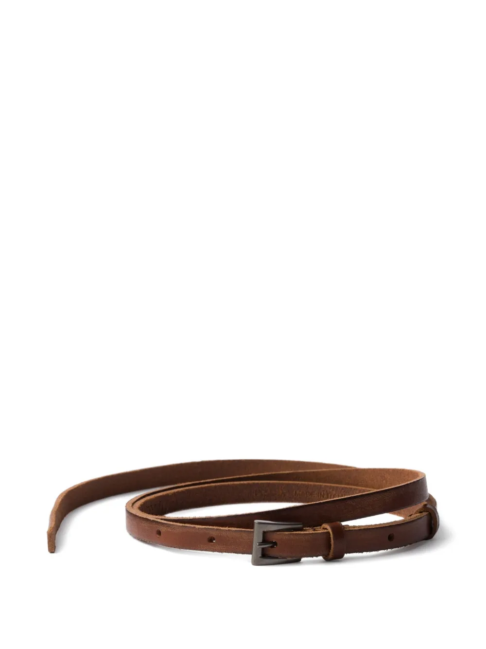 Prada Leren gespriem Bruin