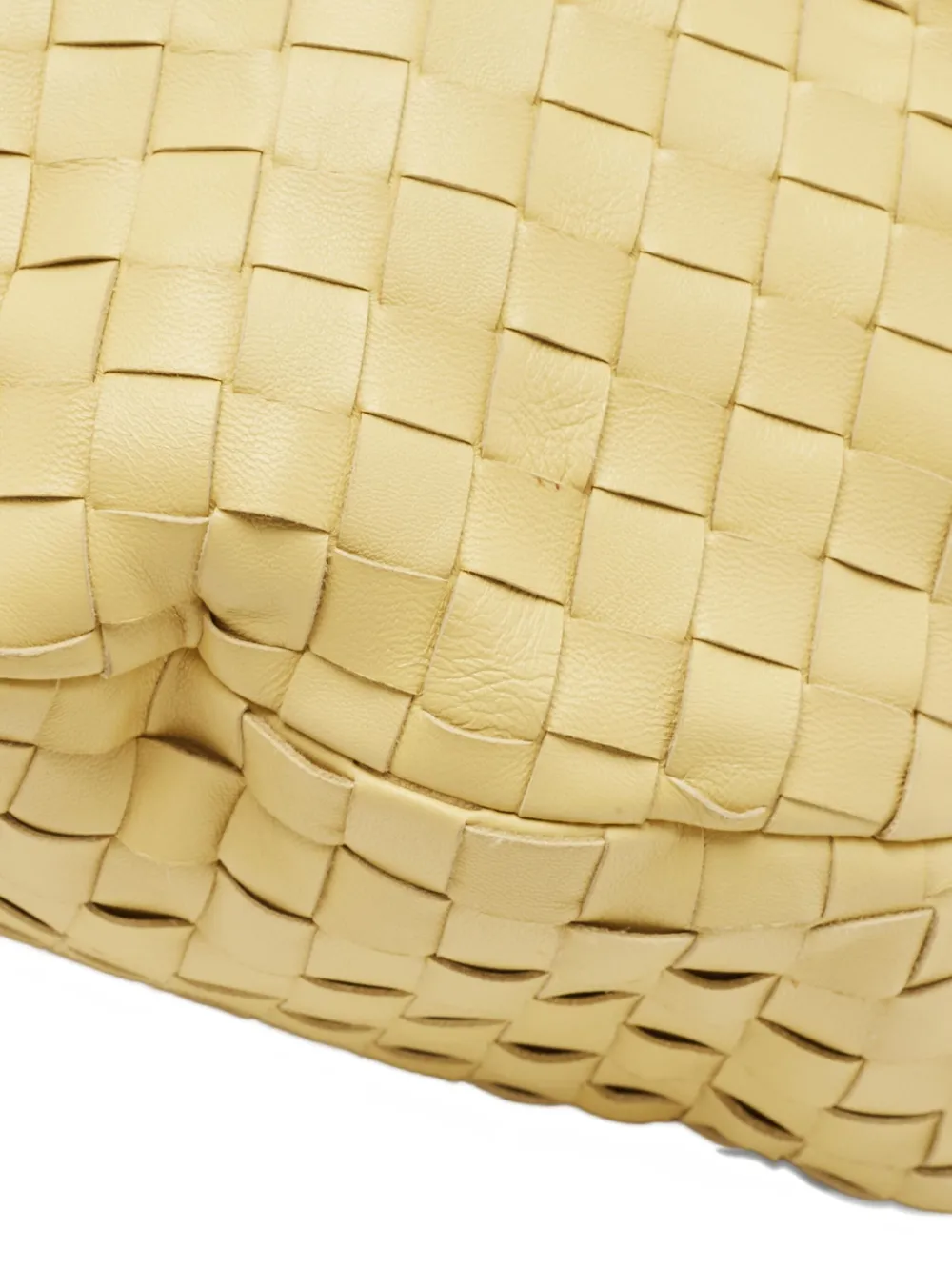 Pre-owned Bottega Veneta Jodie Shoulder Bag In Yellow