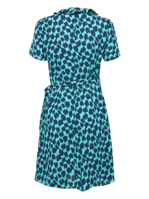 diane von furstenberg wrap dress blue Ballerina Dress  Diane von Furstenberg
