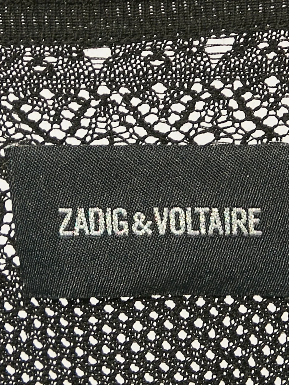 Pre-owned Zadig & Voltaire Maddie Knit Tie-up Cardigan In Black