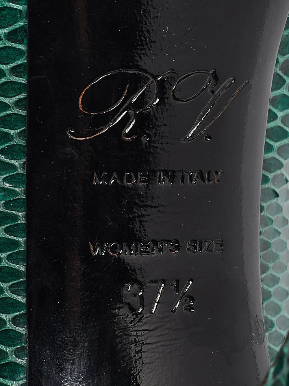 Pre-owned Roger Vivier Vintage 1038768 Green