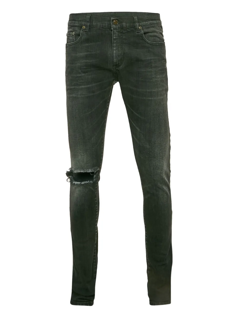 Saint Laurent Pre-Owned faded jeans | Black | Image 1